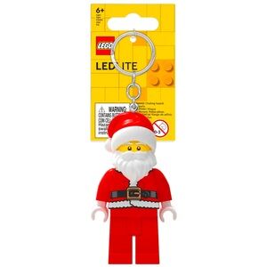 LEGO LED Lite Santa Keychain NEW!!